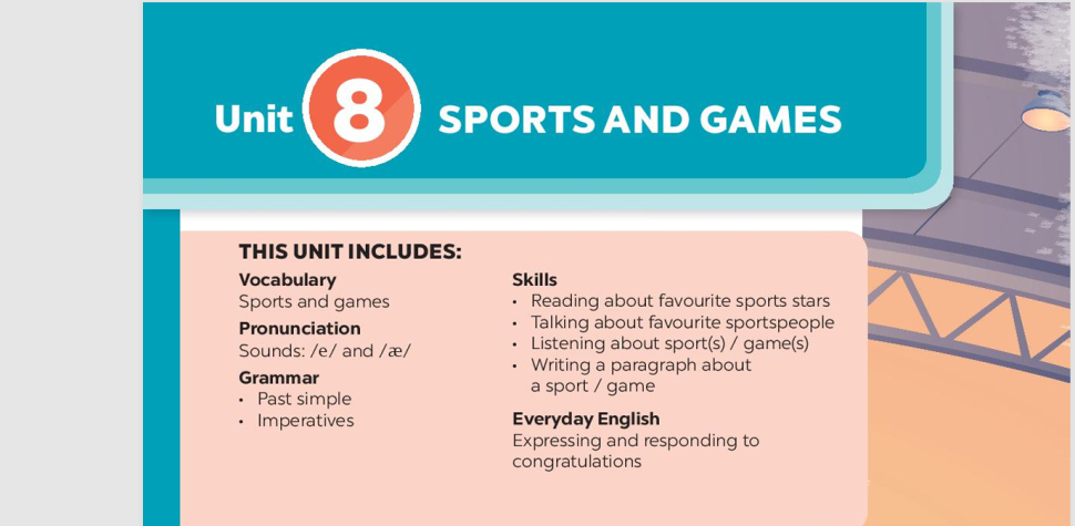 Grade 6 - Unit 8 - Sports and games - Global Success 1 Grade 6 Unit 8 Sports and games 1