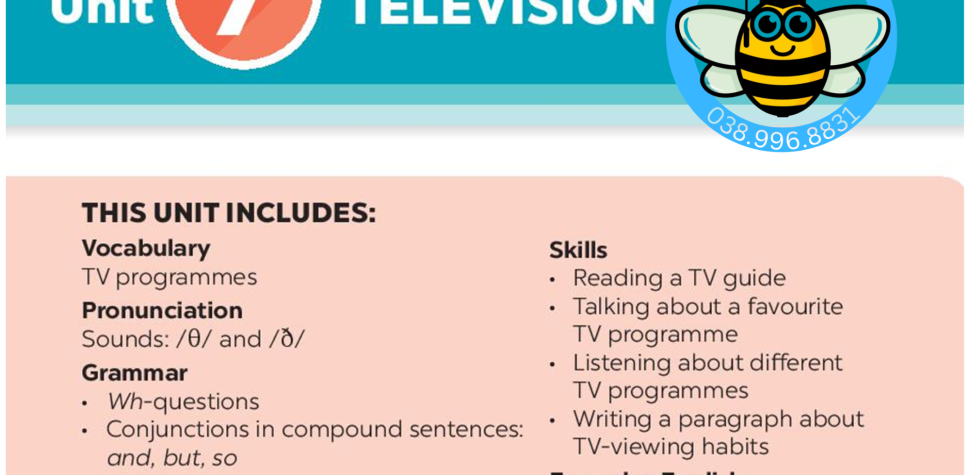 Grade 6 - Unit 7 - Television - Global Success 1 Grade 6 - Unit 7 - Television - Global Success